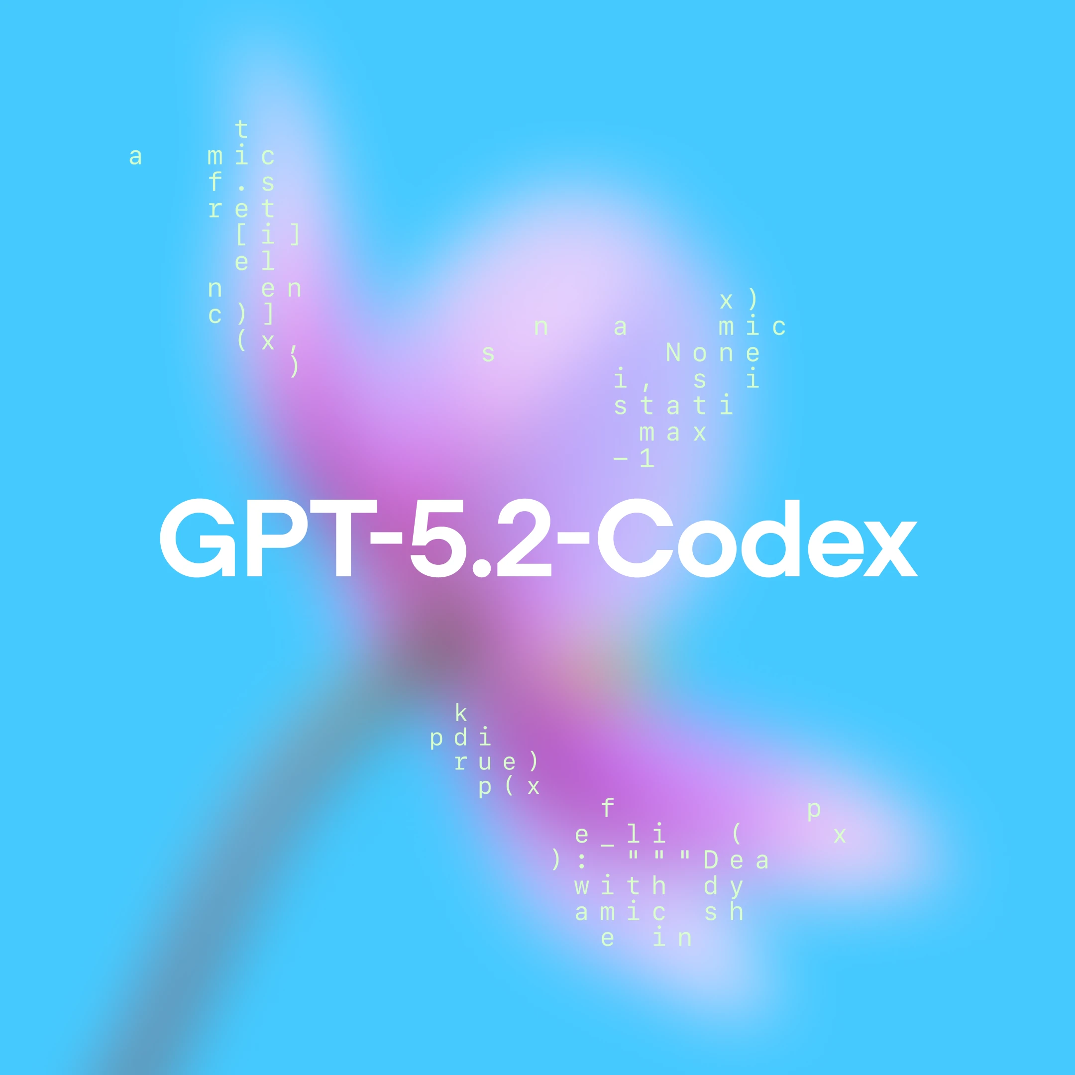 Εικαστικό για το Introducing GPT-5.2-Codex