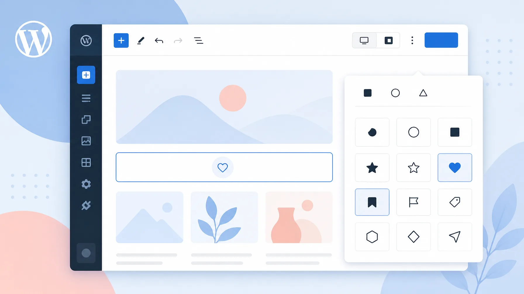 Kohandatud SVG-ikoonid WordPress 7.1-s