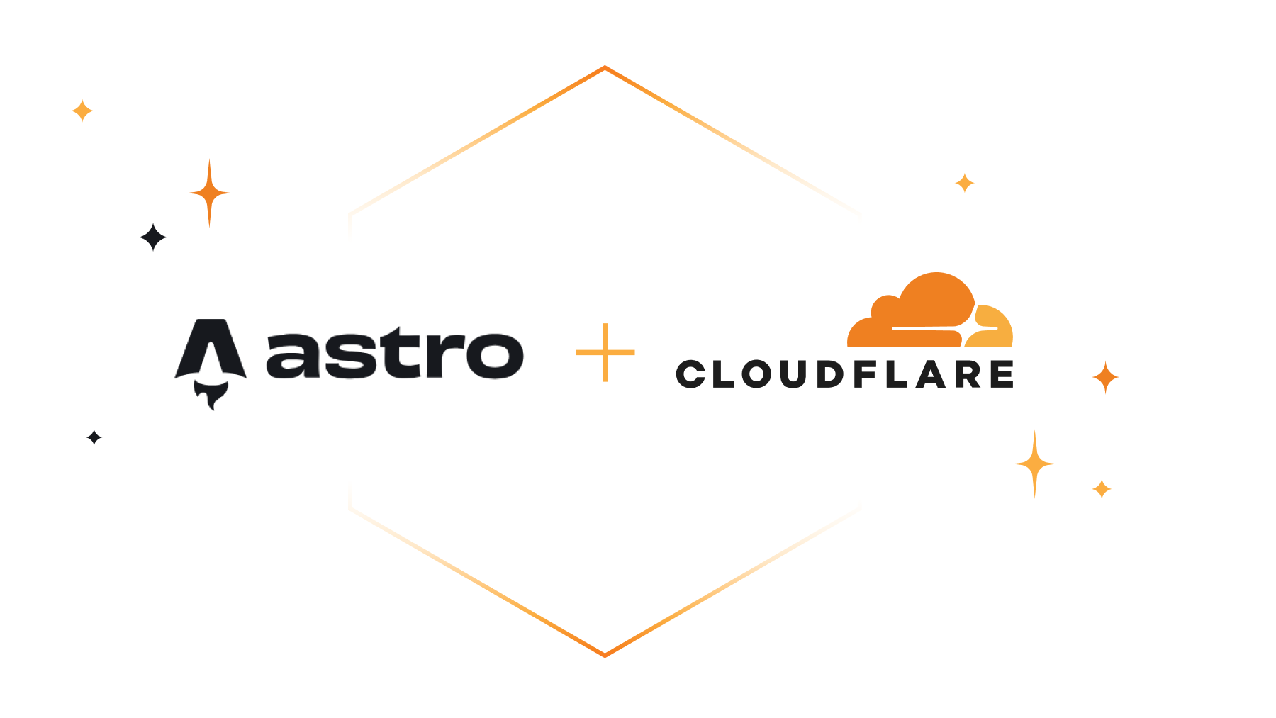 Illustratie bij de aankondiging dat Astro zich aansluit bij Cloudflare